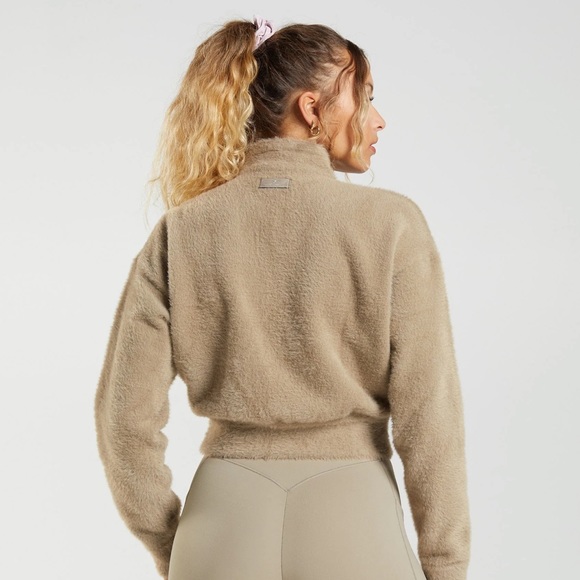 GYMSHARK WHITNEY EYELASH KNIT JACKET XS - Picture 6 of 6